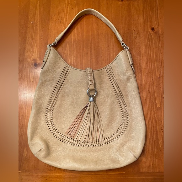 RALPH LAUREN LEATHER SHOULDER BAG - Picture 1 of 11